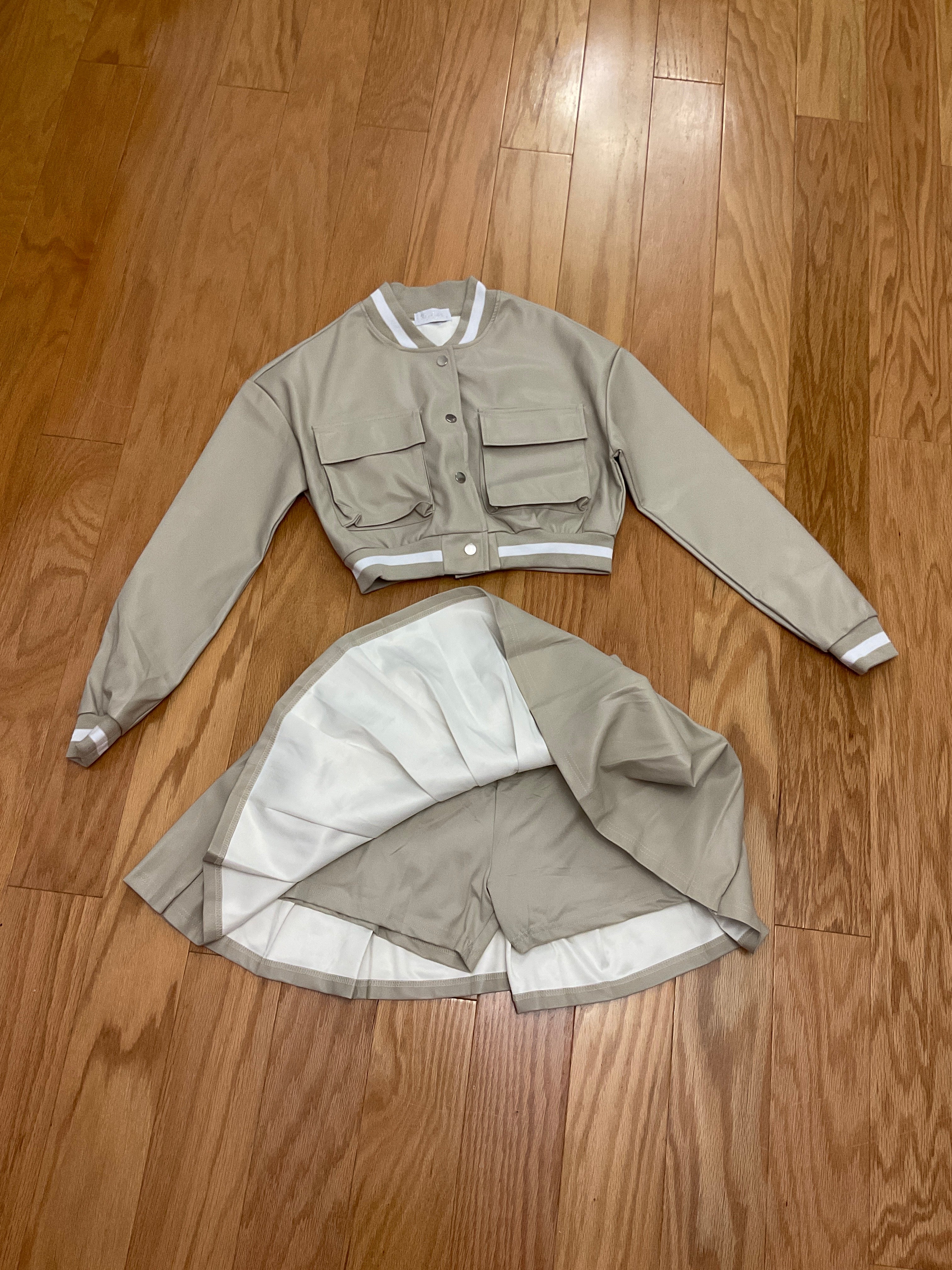 Faux Vibes Skort Set