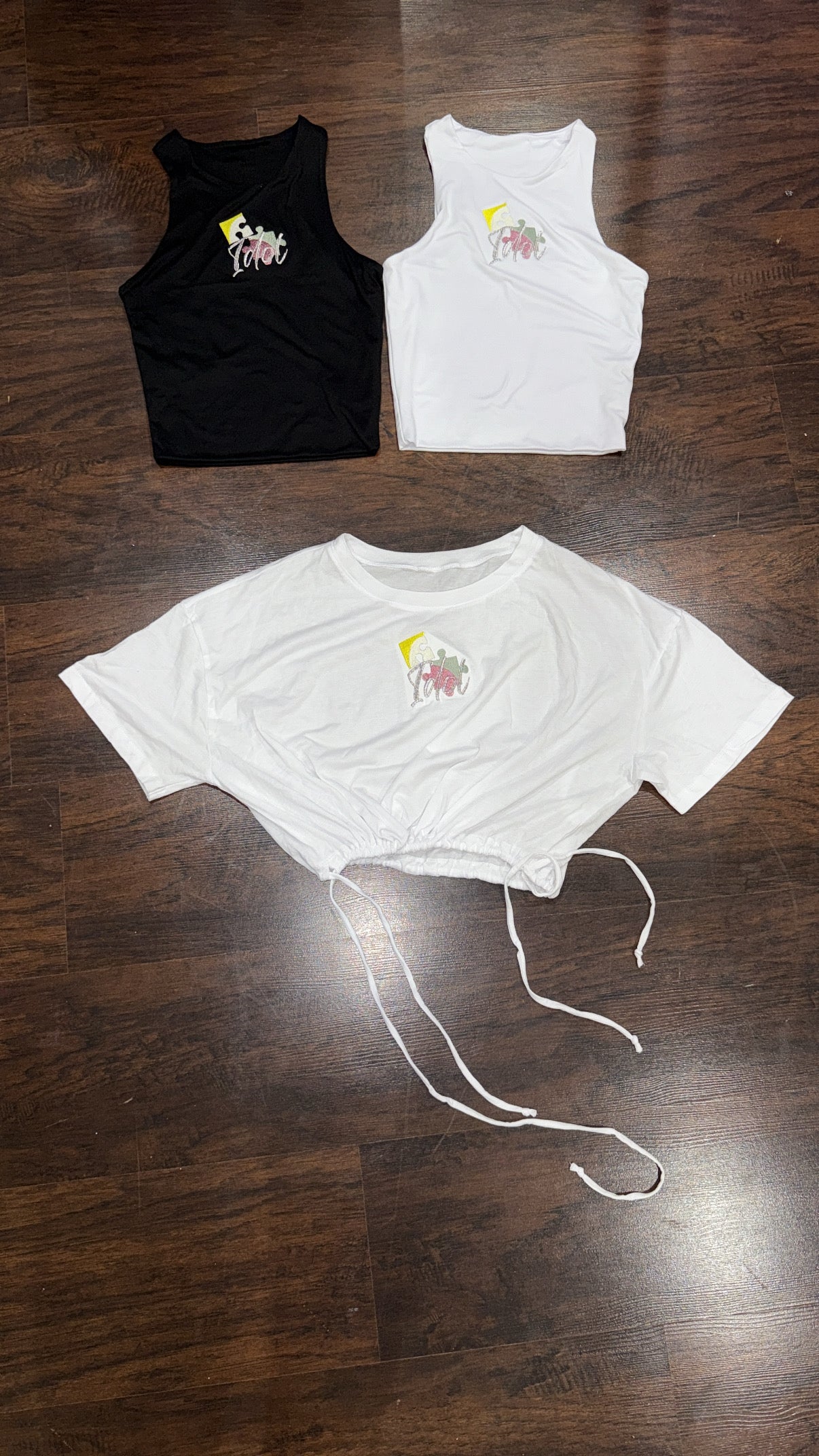 IDOL PIECES EMBROIDERED TOP