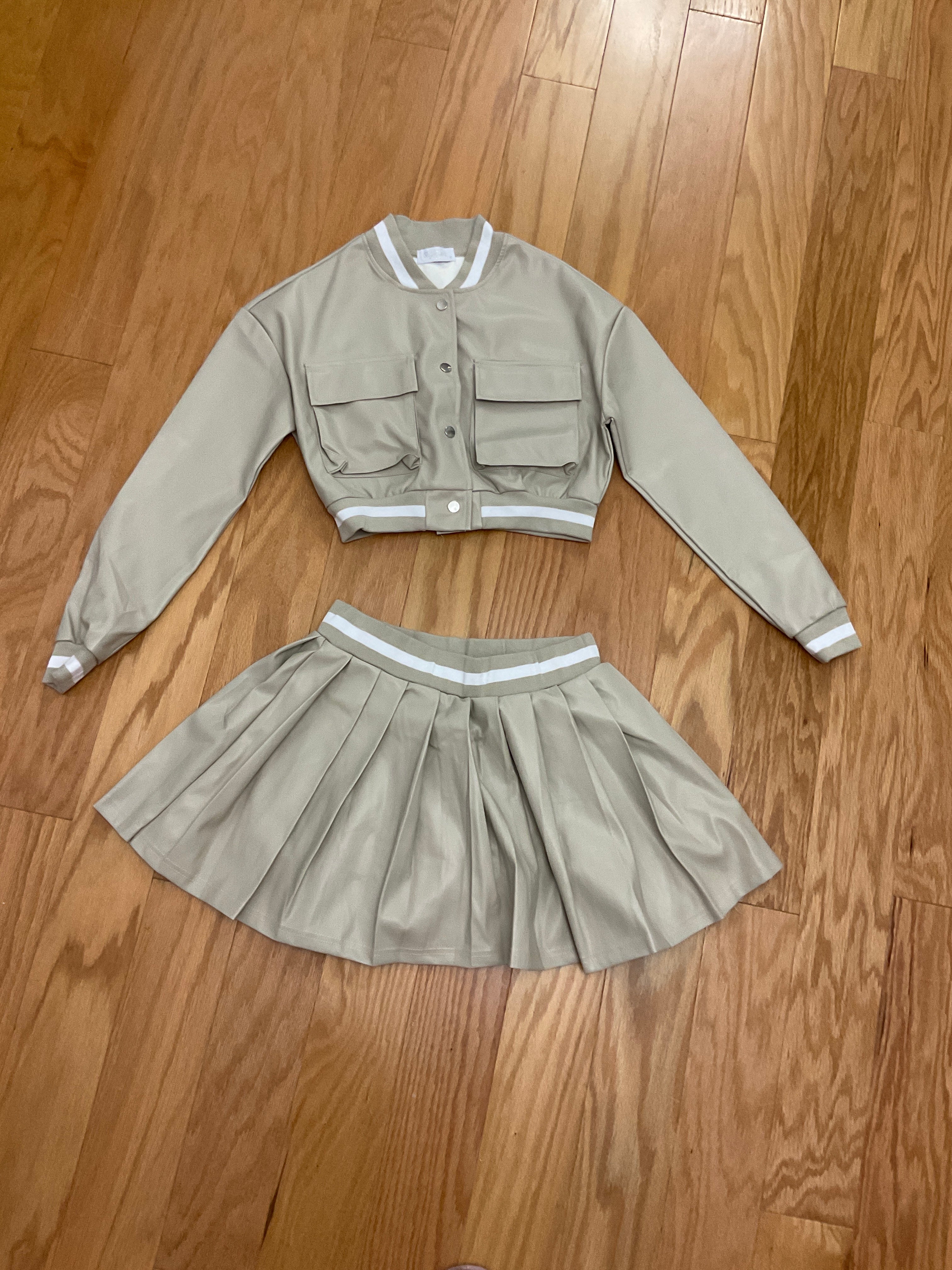 Faux Vibes Skort Set