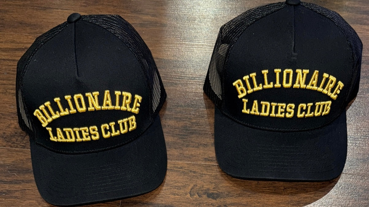 BILLIONAIRE TRUCKER SNAP BACK HAT