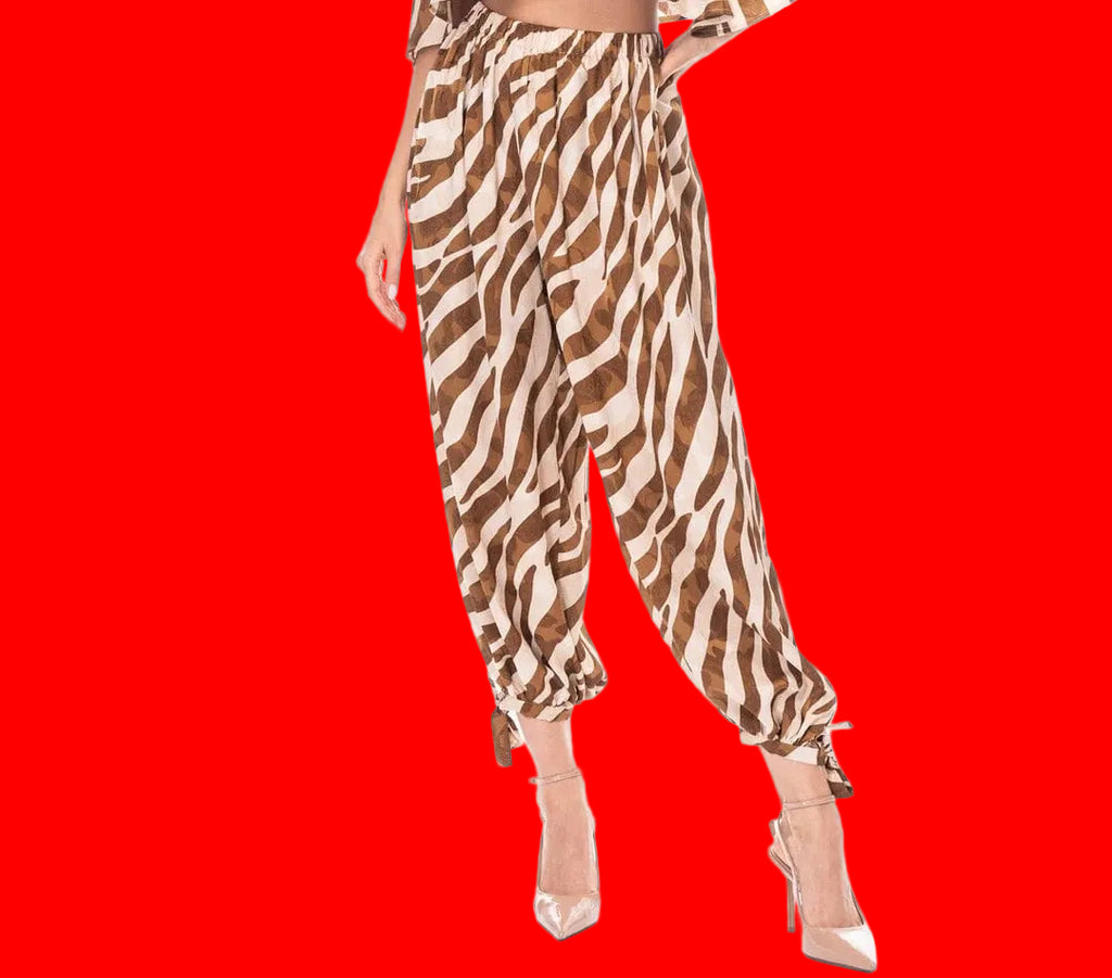 “Animalistic” Poly Joggers
