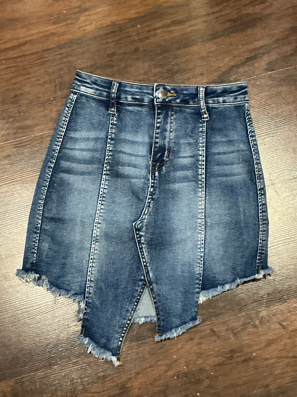 CUTTING EDGES DENIM LUX SKIRT