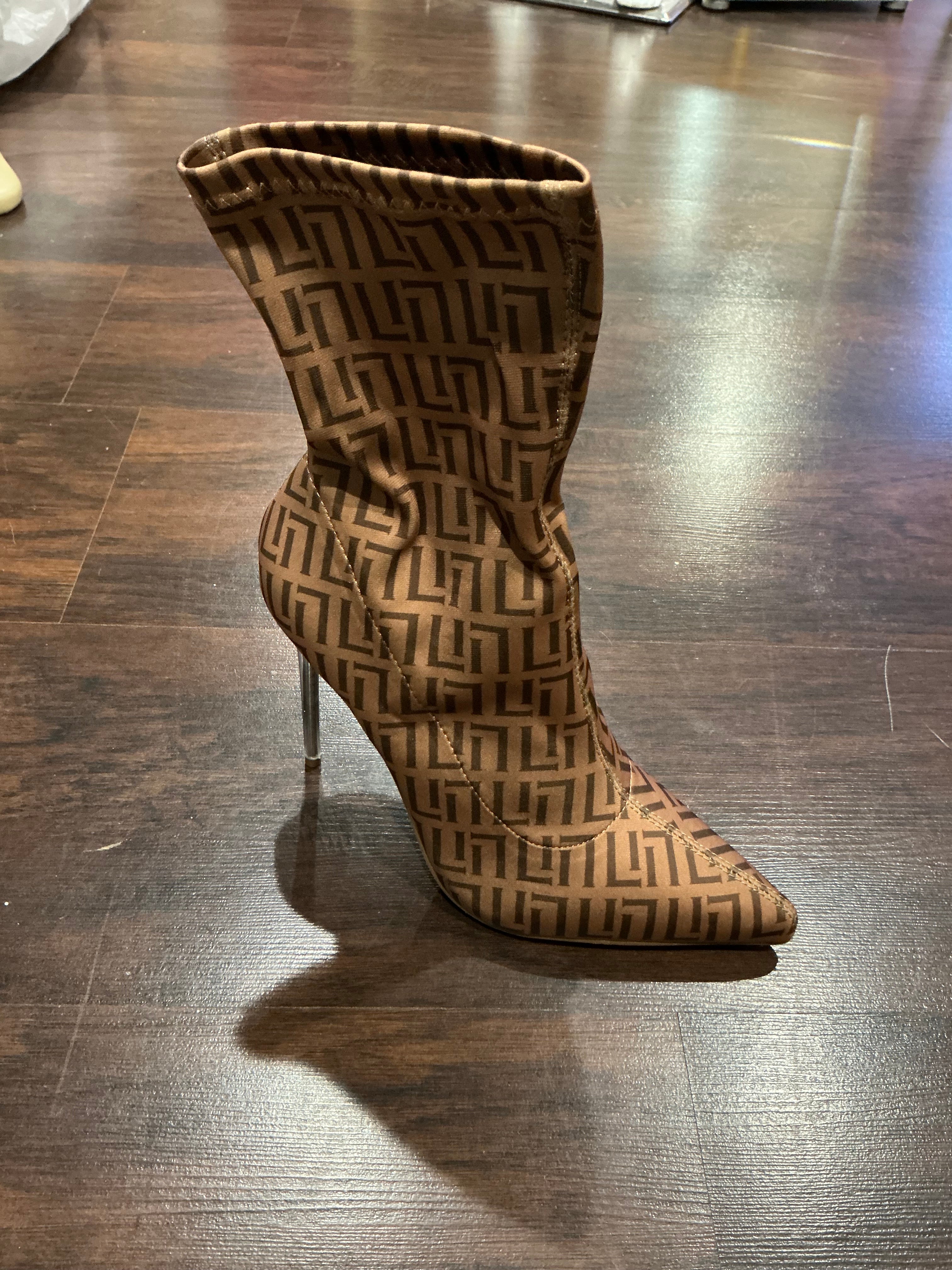 Monogram Bootie (Resha-2)