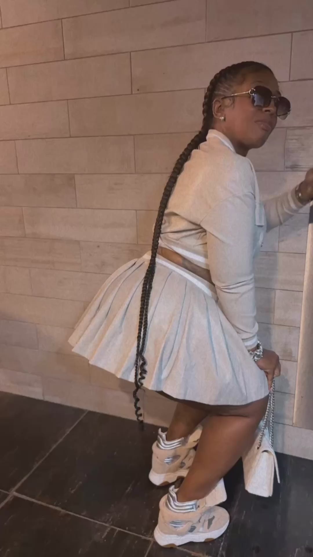 Faux Vibes Skort Set