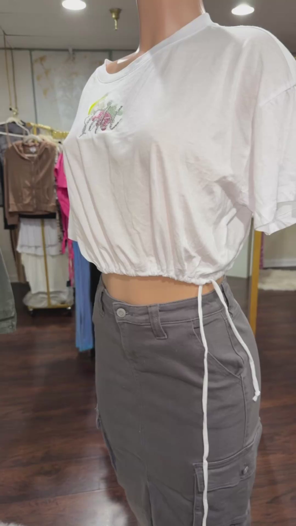 IDOL PIECES EMBROIDERED TOP